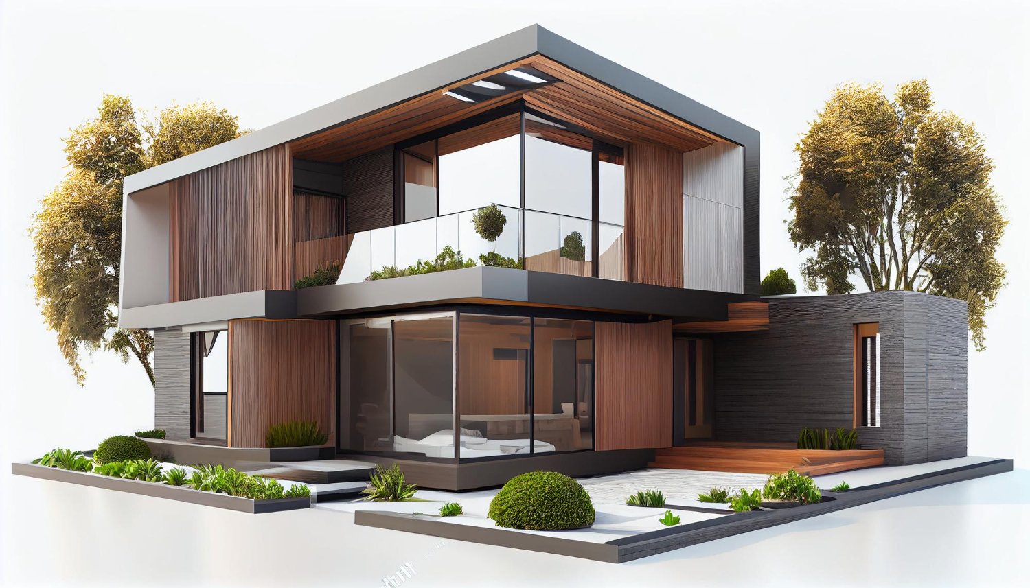 Modern construction project